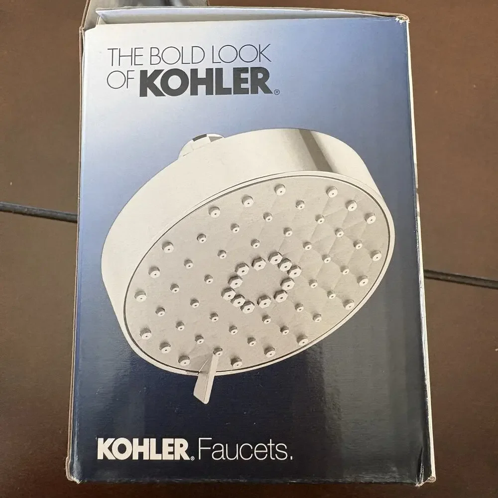 Kohler 72419-G-BN Awaken Shower Head, 3 Sprays, Vibrant Brushed Nickel